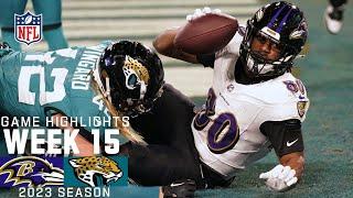 Baltimore Ravens vs. Jacksonville Jaguars  2023 Week 15 Game Highlights