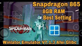 Winlator Emulator V.8.0 Android - Spider-Man Shattered Dimensions Samsung S20 FE 5G  Game Play