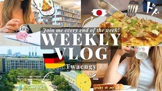 Living Alone in Germany Fitness study at university campus cooking student life   VLOG