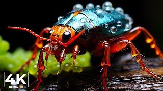 Beautiful 4K Insects Video in 4K Video Ultra HD with Relaxing Music