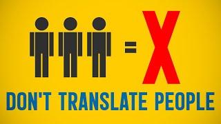 DONT TRANSLATE PEOPLE INTO SWEDISH