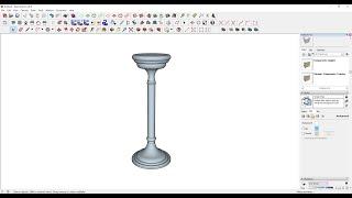Design a Column in Sketchup