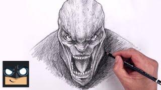 How To Draw The Lizard  Spider Man Sketch Tutorial