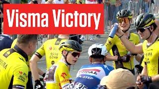 Olav Kooij Jonas Vingegaard Celebrate Visma Lease A Bike Victories To Conclude Tour Of Poland 2024