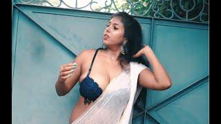 Unique village food  Hot photoshoot  Ahona  nandini nayek  saree fashion 2021  EP-09 #Roohi