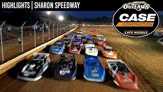 World of Outlaws CASE Construction Late Models  Sharon Speedway  July 12 2024  HIGHLIGHTS