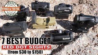 7 Best Budget Red Dot Sights Tested & Compared Under $50 Under $100 & Under $150