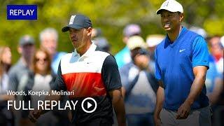 Full Replay  Tiger Woods Brooks Koepka Francesco Molinari in 1st Round at 2019 PGA Championship