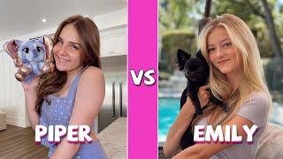 Piper Rockelle Vs Emily Dobson TikTok Dance Compilation