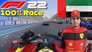 F1 22 - Lets Make Sainz World Champion #22 100% Race Abu Dhabi