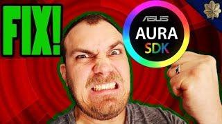 FIX Asus Aura Sync Not working  Not Launching  Not Saving Profiles 2018