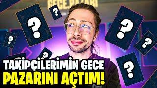 Takipçilerimin GECE PAZARLARINI açıp SKİN aldırttım  Valorant