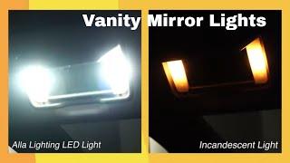Change  Replace Honda Odyssey Vanity Mirror Light  6614F LED Install