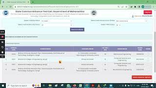 Demo Video of Option form filling for CAP Round-I of Engineering Admissions 2023 II MHT-CET 2023