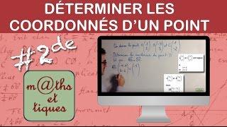 Déterminer les coordonnées dun point défini par une égalité vectorielle - Seconde