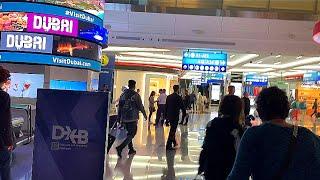 Dubai Airport   Transfer Walk  Travel Vlog