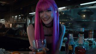 Futuristic Bartender  Calming Evening in a Flying Hotel  SCI-FI ASMR