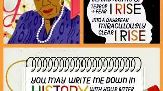 Todays Google Doodle is an animated poetry reading of Maya Angelous Still I Rise” 