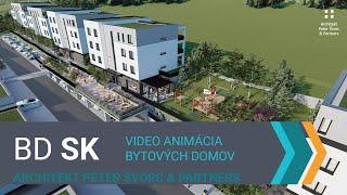 Bytové domy SK prezentácia návrhu - videoanimácia