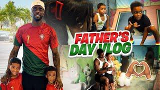 DWAYNE RENTED OUT THE ENTIRE URBAN AIR FOR THIS + FATHERS DAY VLOG 