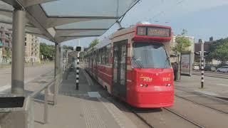 Riding on the GTL8 Tram in The Hague - 20072022