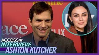 Ashton Kutcher Has THE BEST Reaction To Mila Kunis Saying She Was ‘Nervous’ To Film w Him