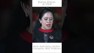 Puan Maharani Beberkan Status Gibran di PDIP #gibranrakabuming #prabowo