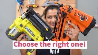 Which Nail Gun Do I Buy for Beginners  Finish vs. Brad vs. Pin nailer