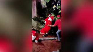 Kerala’s Santa claus dance going viral   best funny dance ever by santa 