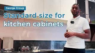 Kitchen cabinet size standardTips for buying cabinet