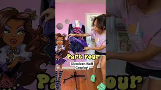 Making Clawdeen’s SKIRT  Monster High Costume #sewing #halloween2022 #monsterhigh