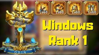 Rank 1 Windows Server  Best Account I have ever seen  Castle Clash