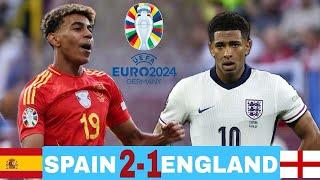 Spain vs England 2-1 - All Goals & Highlights - Euro Final 2024