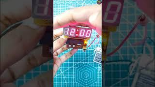 12 Hour Digital Clock with Am - Pm Indicator Using Arduino Atmega8A #shortsfeed #shorts #arduino