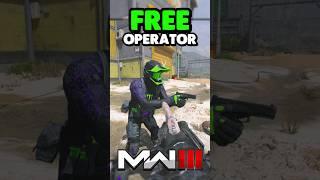 *DONT MISS* Free Operator Unlock in MW3