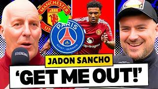 Man United Transfer Frenzy Sancho Offered PSG Contract  Everton Fight for Branthwaite