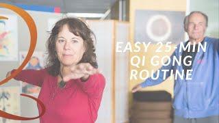 Easy 25-Minute Qi Gong Routine Introduction to Chinese Five Elements Qi Gong