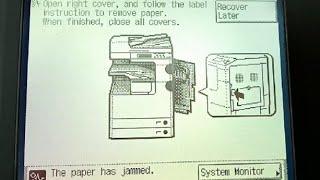 How to remove paper jam in heater unit Canon image runner 2525  Daily New Solutions 