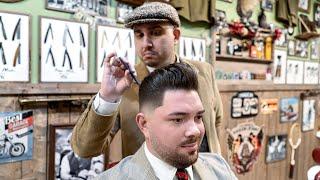  ASMR BARBER - Relaxing Haircut Transformation NO Talking - Skin Fade & Beard Trim