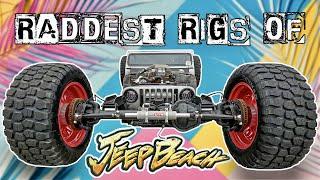 The Raddest Rigs of Jeep Beach  Drift Jeep Diesel Rat Rod and Mud Racer