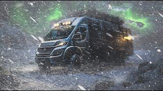 Surviving my 1st Winter of Extreme Van Life Blizzard Snow Storm Camping Freezing Cold Documentary