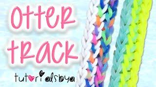 NEW Otter Track Rainbow Loom Bracelet Tutorial  How To