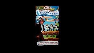 Opening to Disneys SingAlong Songs  Zip-A-Dee Doo-Dah UK VHS