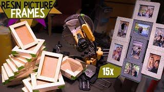 MAKING Resin Picture Frames  perfect gift idea   timed challenge  HOW TO 