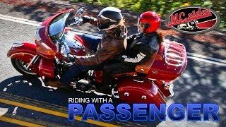 How to ride with a passenger on a motorcycle