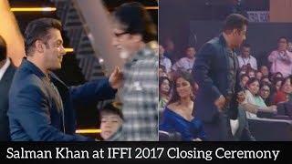 Salman Khan at IFFI 2017 Closing Ceremony  International Film Festival of India 2017 