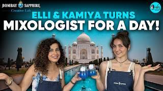 Elli AvrRam & Kamiya Jani Turn Mixologists Exploring Taj Mahal Inspired Drinks in DelhiCurly Tales