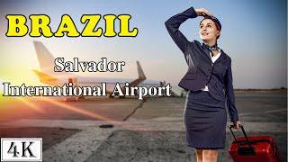 walking in Salvador International Airport SSA Bahia Brazil 4k