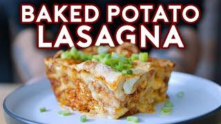 Loaded Baked Potato Lasagna from Bobs Burgers  Binging With Babish