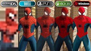 Spider Man Shattered Dimensions 2010 DS vs Wii vs PS3 vs Xbox 360 vs PC  Graphics Comparison